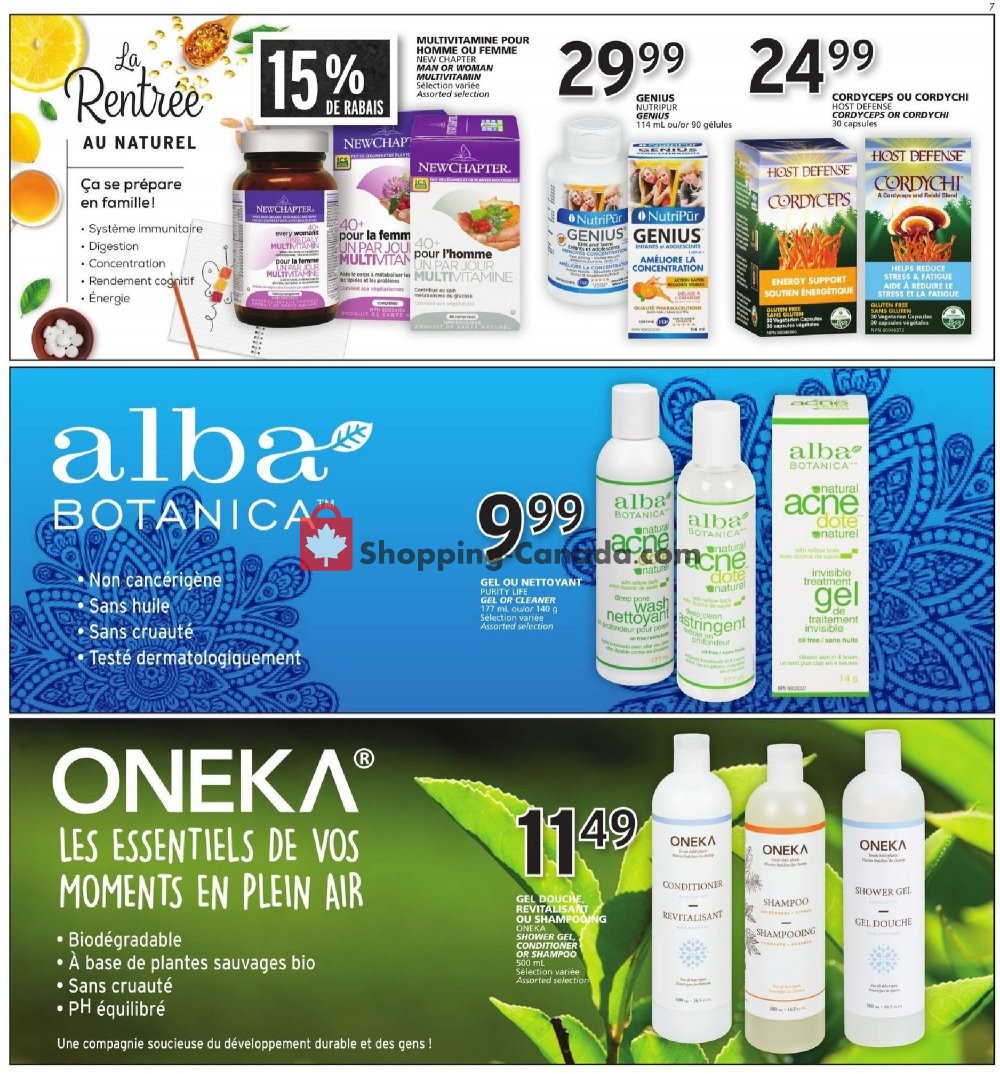 Rachelle Béry flyer from Thursday August 15, 2019 to Wednesday August 21, 2019 - page 7