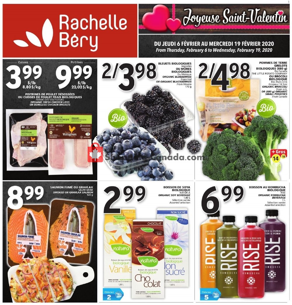 Rachelle Béry flyer from Thursday February 6, 2020 to Wednesday February 19, 2020 - page 1