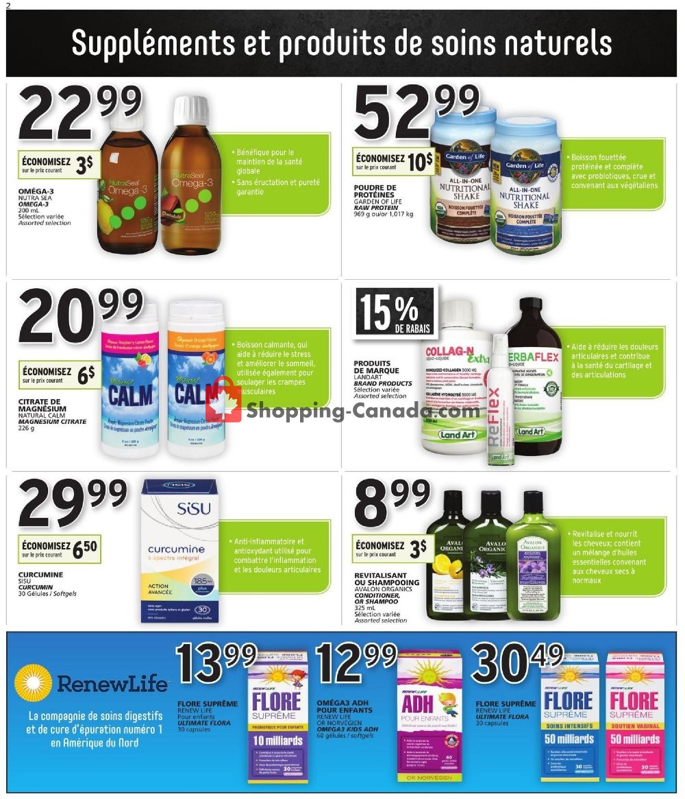Rachelle Béry flyer from Thursday September 5, 2019 to Wednesday October 2, 2019 - page 2