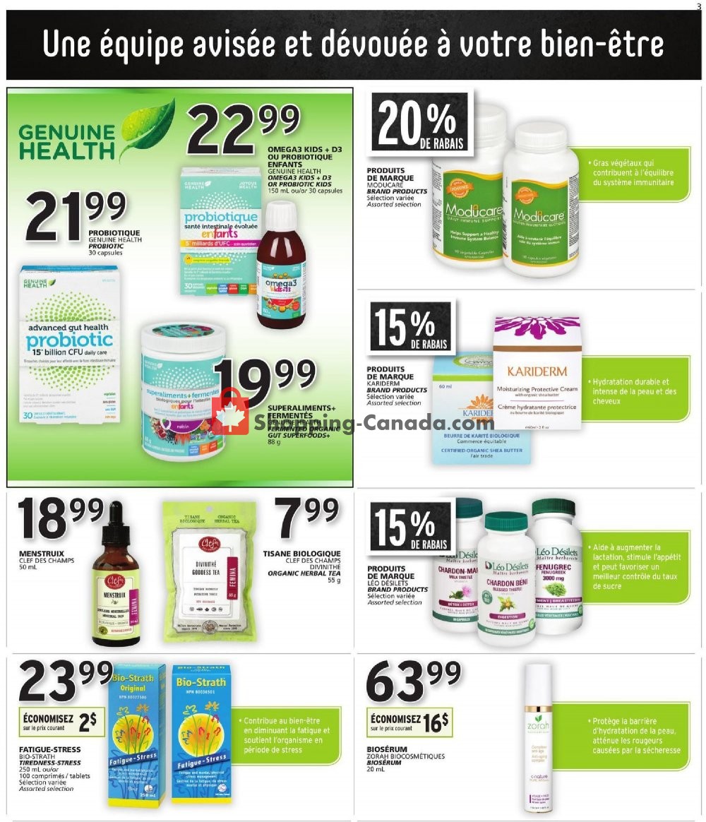 Rachelle Béry flyer from Thursday September 5, 2019 to Wednesday October 2, 2019 - page 3