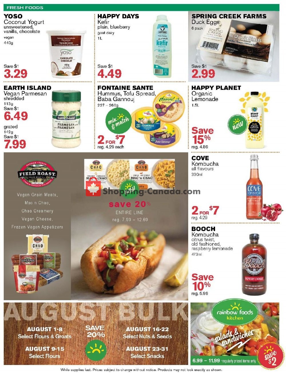Rainbow Foods flyer from Thursday August 1, 2019 to Saturday August 31, 2019 - page 3