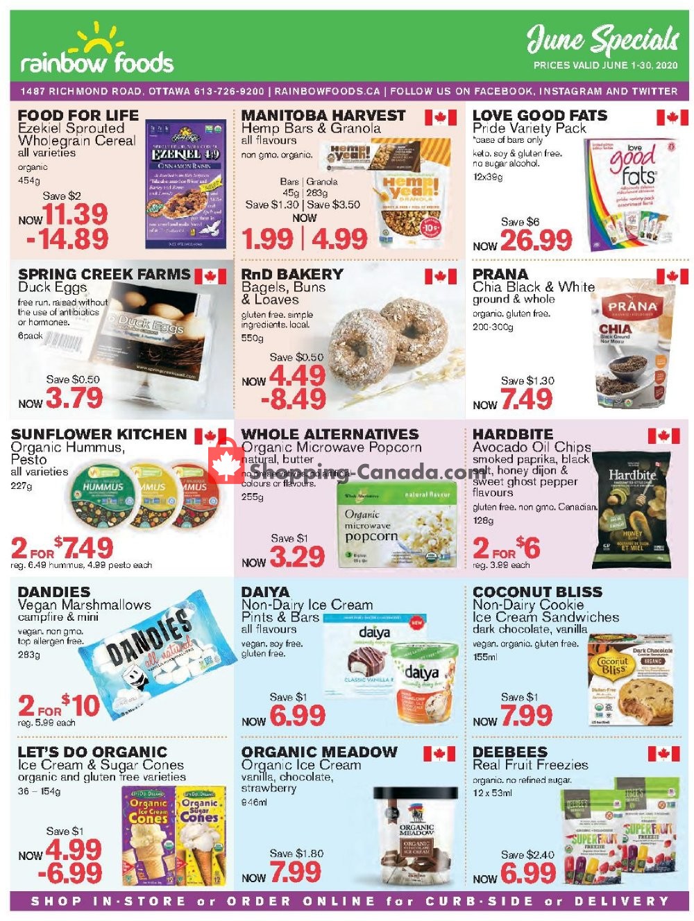 Rainbow Foods flyer from Monday June 1, 2020 to Tuesday June 30, 2020 - page 1