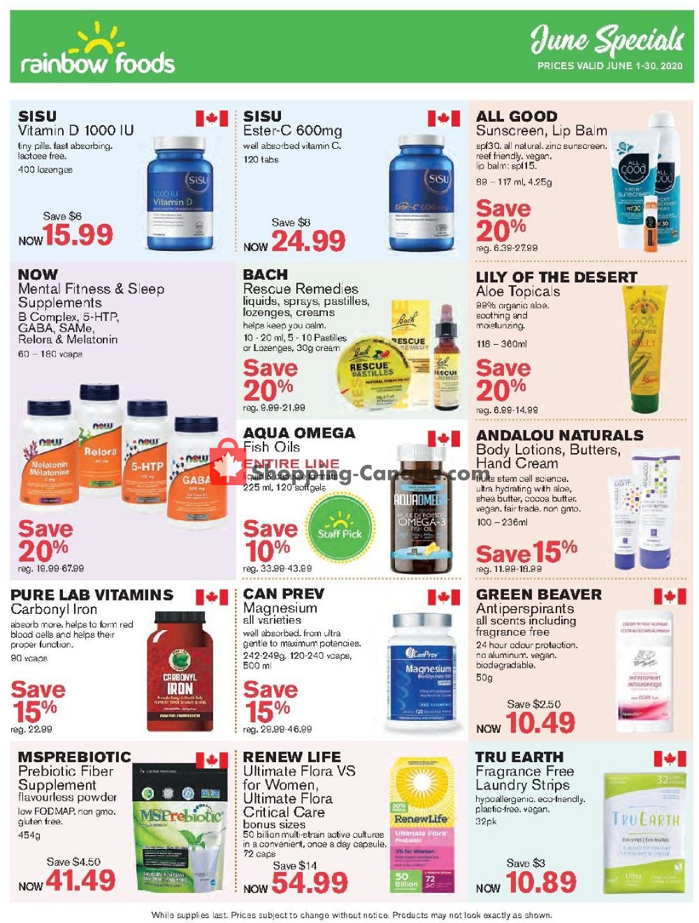 Rainbow Foods flyer from Monday June 1, 2020 to Tuesday June 30, 2020 - page 2