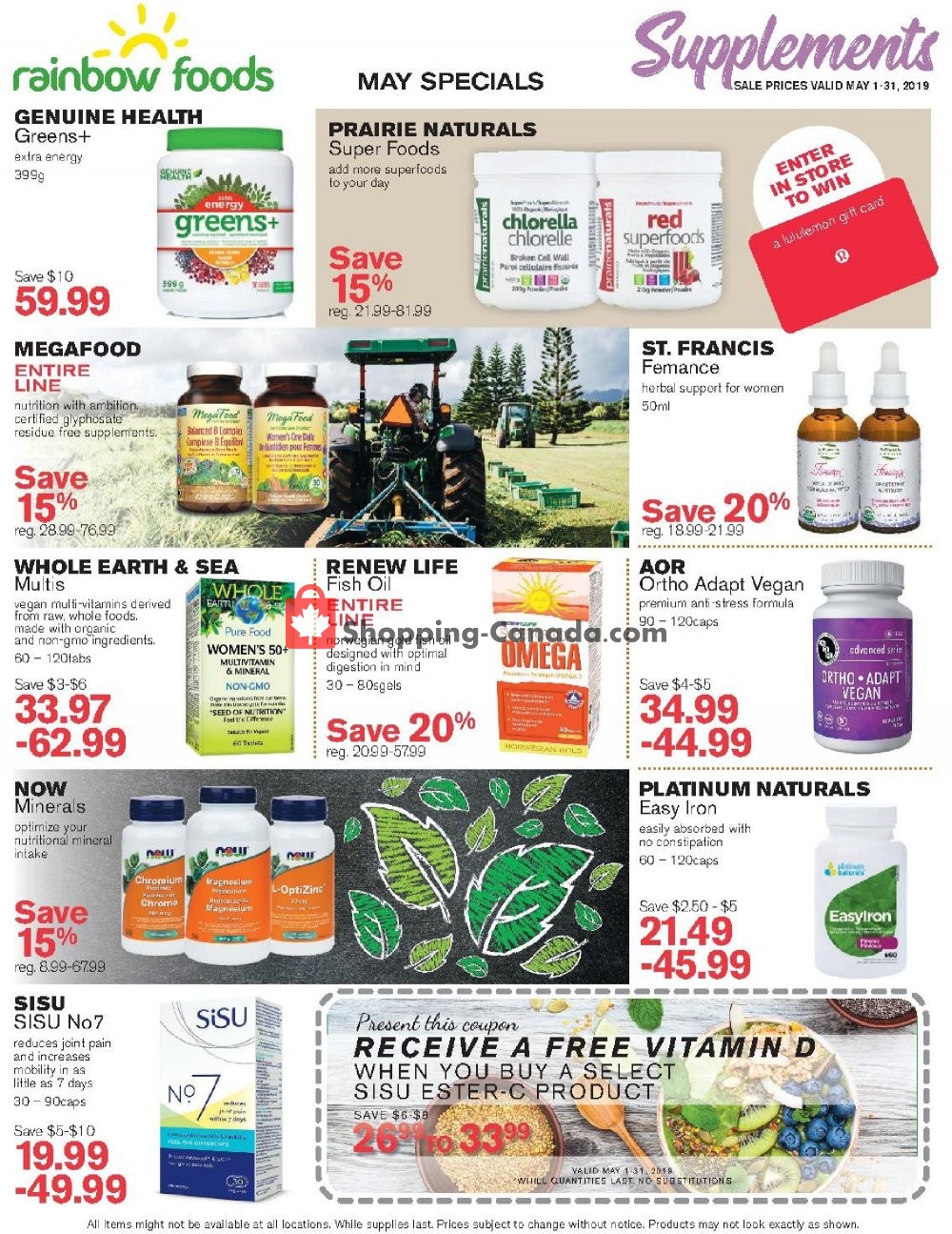 Rainbow Foods flyer from Wednesday May 1, 2019 to Friday May 31, 2019 - page 5