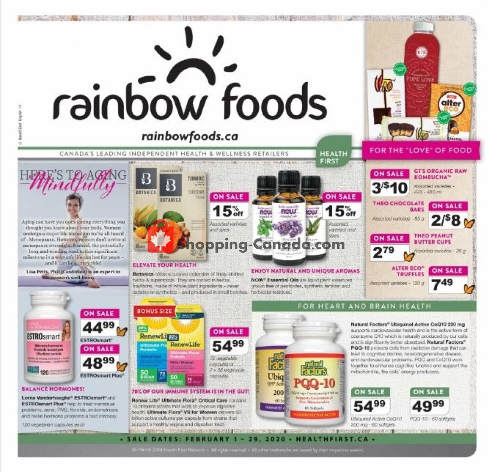 Rainbow Foods flyer from Saturday February 1, 2020 to Saturday February 29, 2020 - page 1