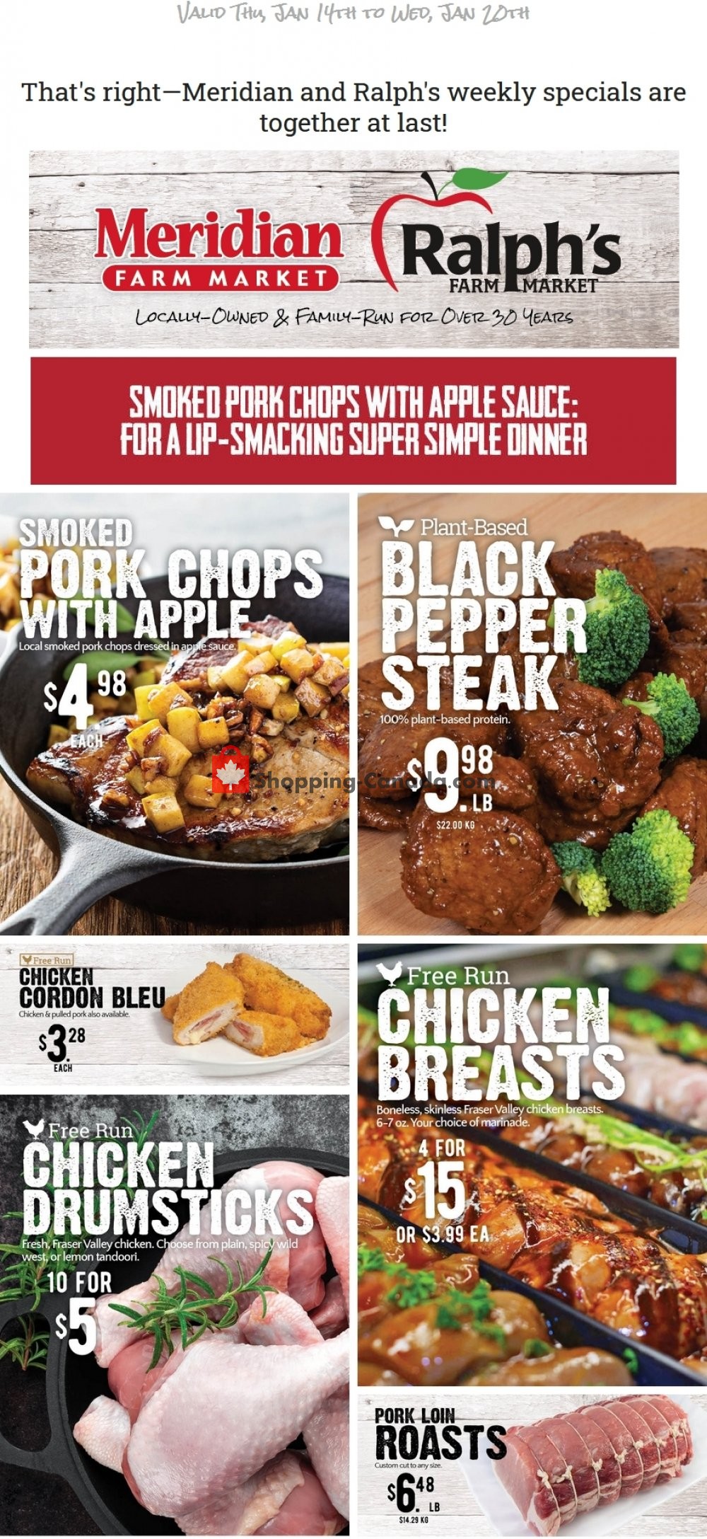 Ralph's Farm Market flyer from Thursday January 14, 2021 to Wednesday January 20, 2021 - page 1