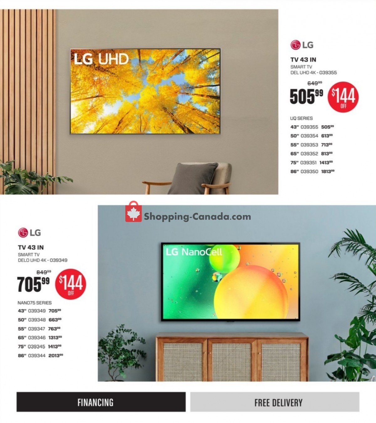 RD Furniture Canada, flyer (Boxing Day Sale) January 2 January 5