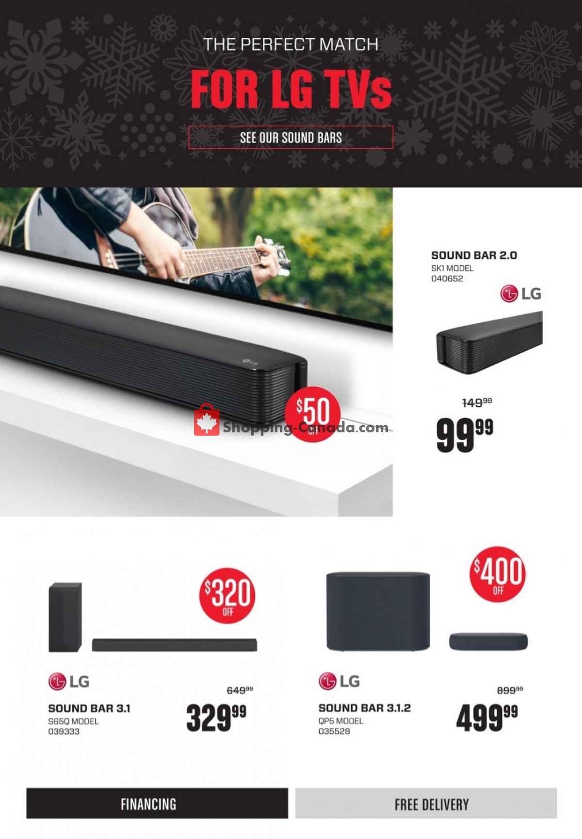 RD Furniture Canada, flyer (Boxing Day Sale) January 2 January 5