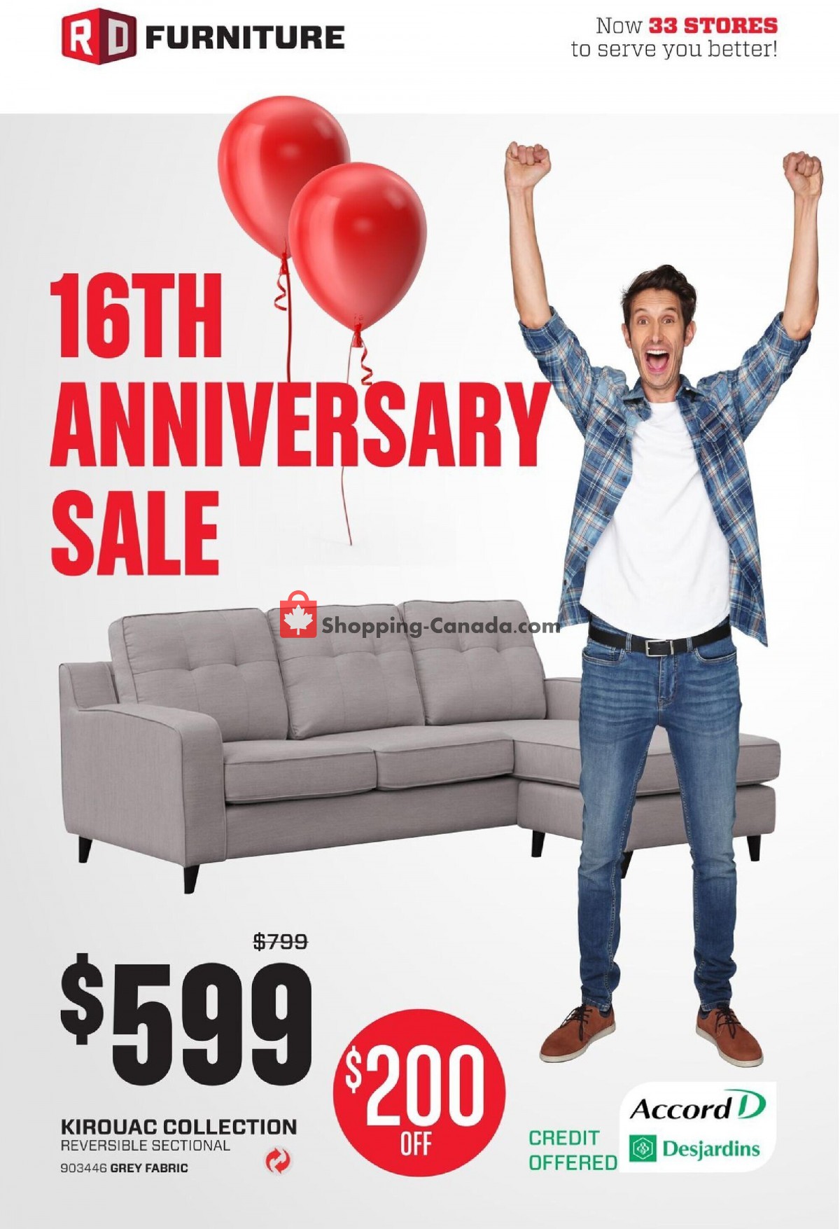 RD Furniture flyer from Monday May 3, 2021 to Sunday May 9, 2021 - page 1