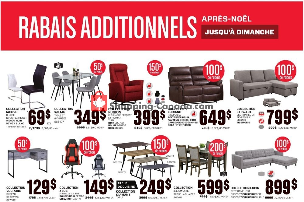 RD Furniture flyer from Monday December 21, 2020 to Sunday January 3, 2021 - page 3