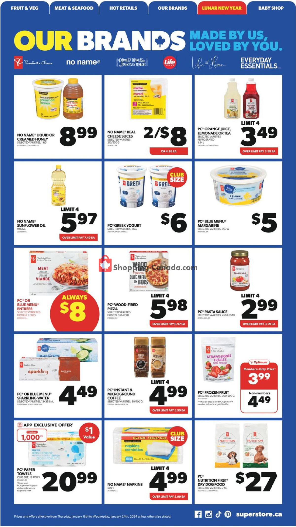 Real Canadian Superstore flyer from Thursday January 18, 2024 to Wednesday January 24, 2024 - page 10