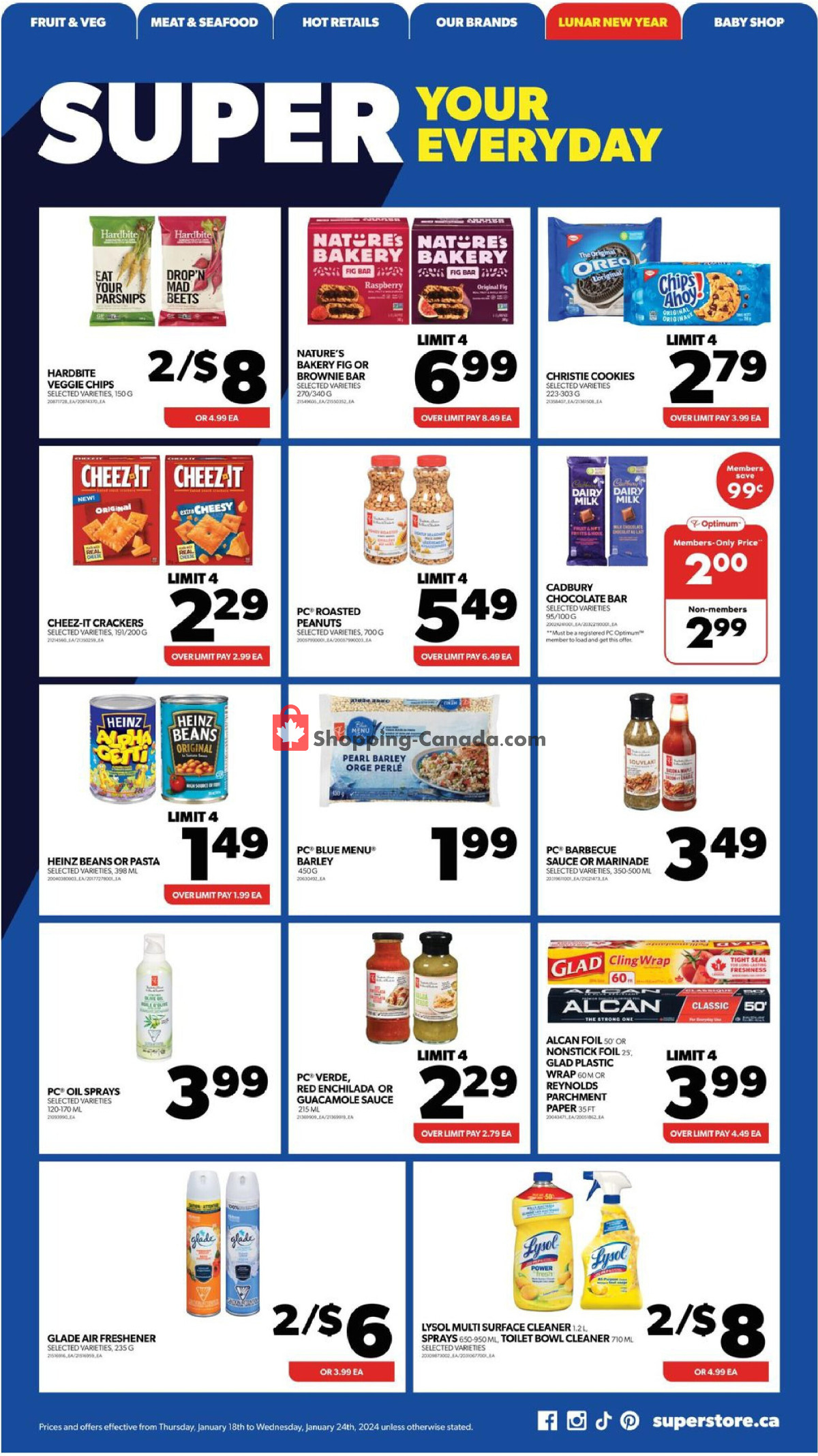 Real Canadian Superstore flyer from Thursday January 18, 2024 to Wednesday January 24, 2024 - page 13
