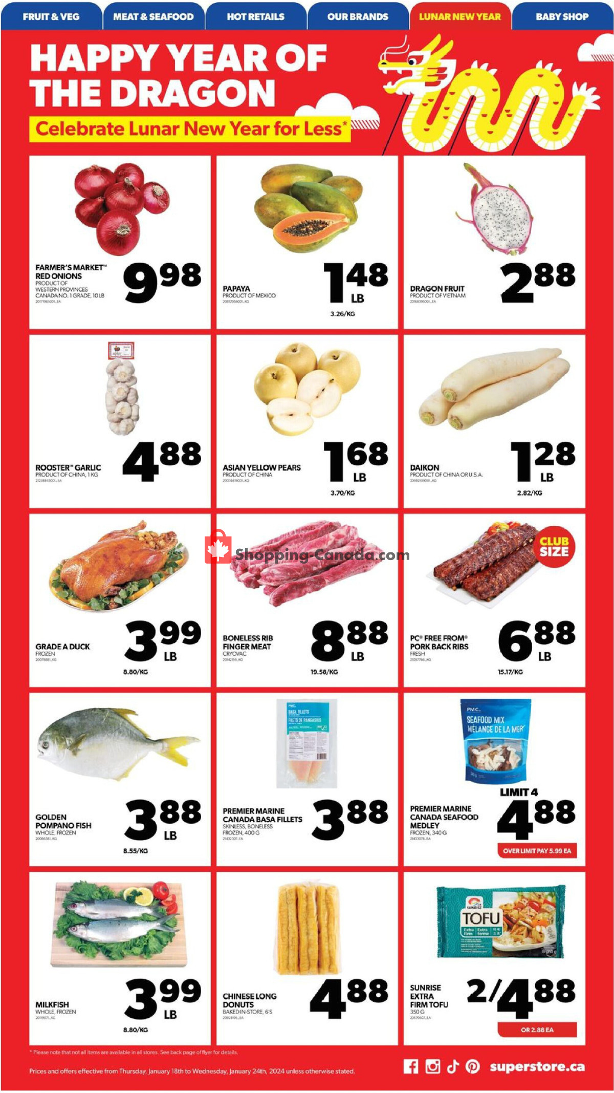 Real Canadian Superstore flyer from Thursday January 18, 2024 to Wednesday January 24, 2024 - page 17