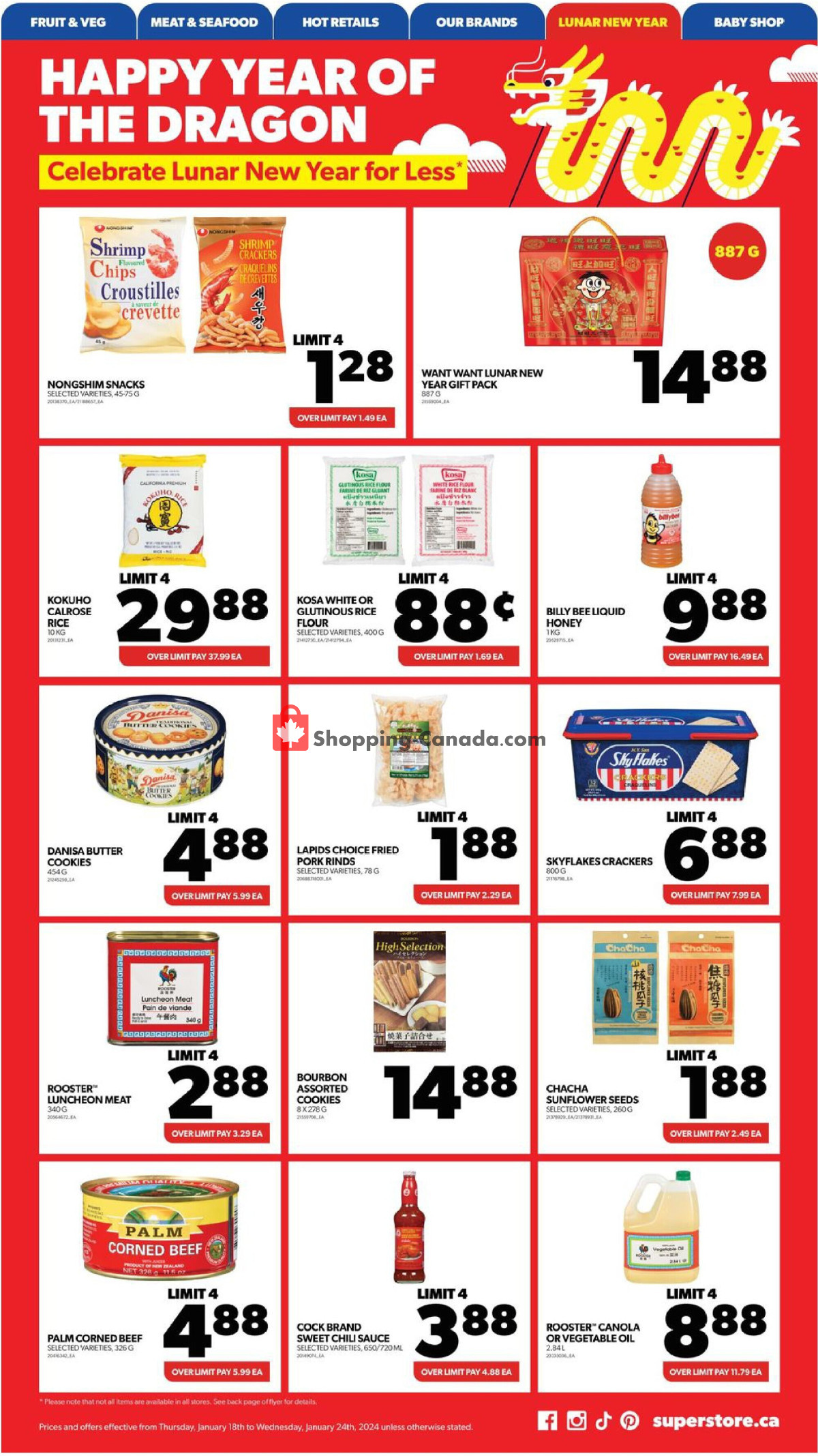 Real Canadian Superstore flyer from Thursday January 18, 2024 to Wednesday January 24, 2024 - page 18