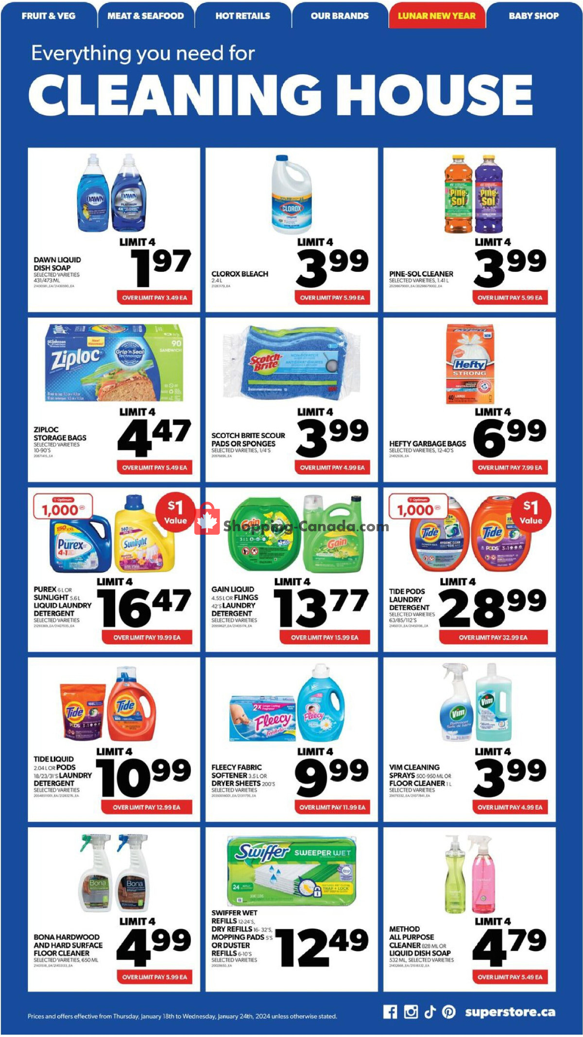 Real Canadian Superstore flyer from Thursday January 18, 2024 to Wednesday January 24, 2024 - page 19