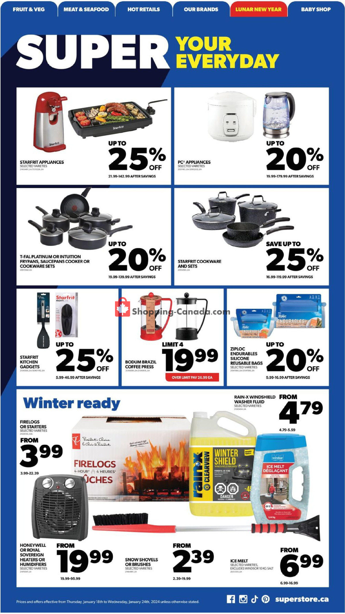 Real Canadian Superstore flyer from Thursday January 18, 2024 to Wednesday January 24, 2024 - page 25