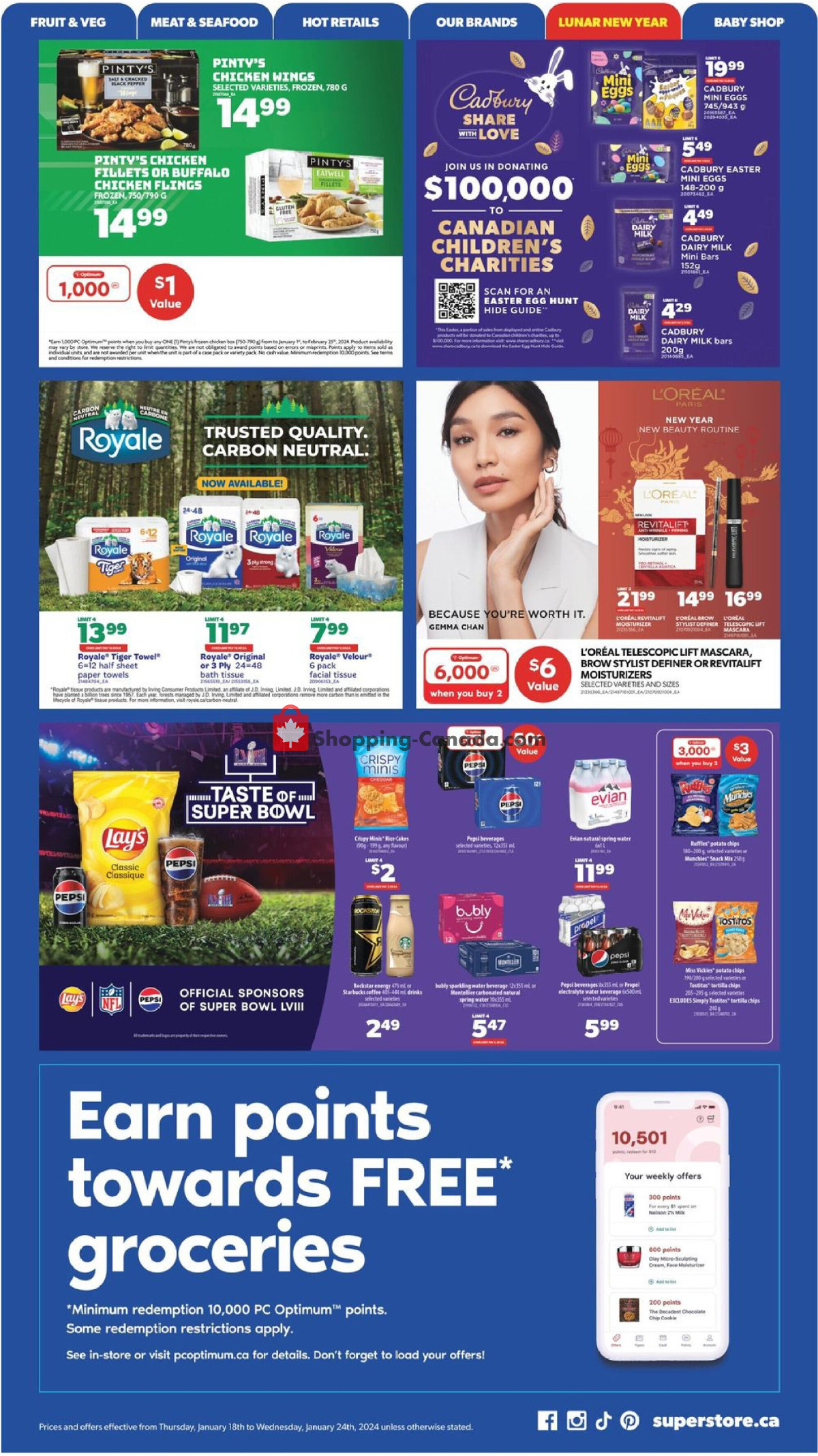 Real Canadian Superstore flyer from Thursday January 18, 2024 to Wednesday January 24, 2024 - page 26