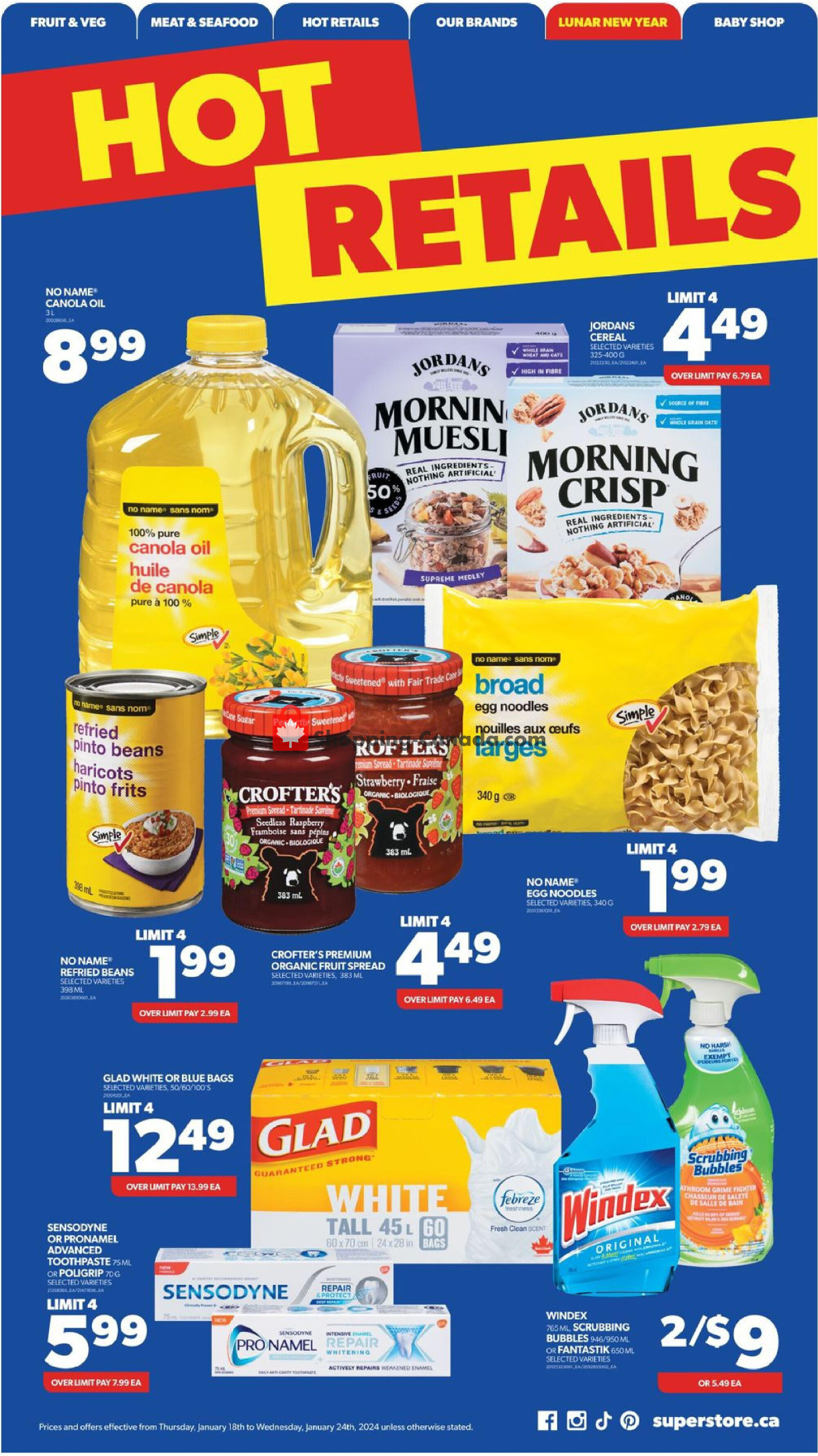 Real Canadian Superstore flyer from Thursday January 18, 2024 to Wednesday January 24, 2024 - page 3