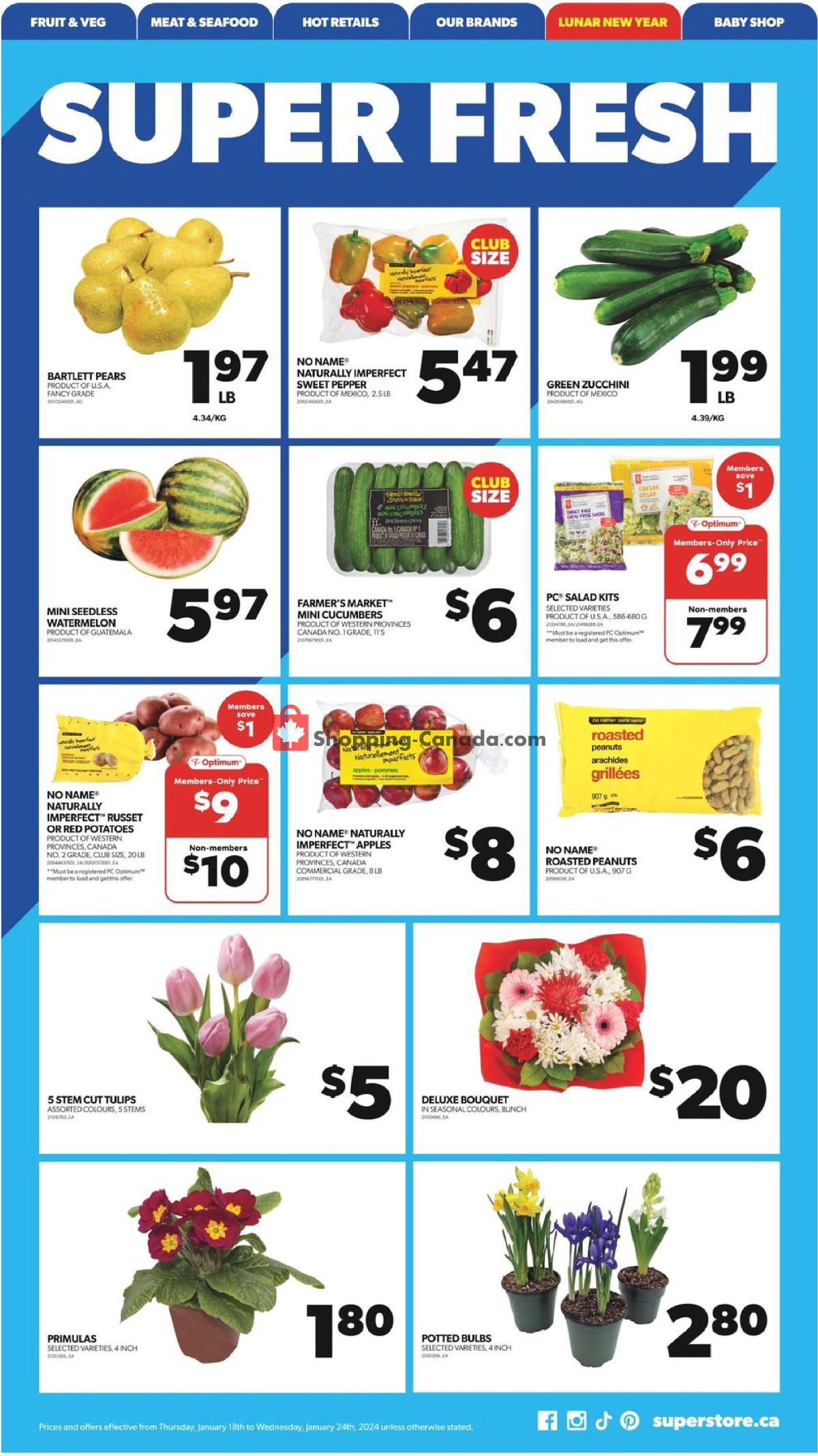 Real Canadian Superstore flyer from Thursday January 18, 2024 to Wednesday January 24, 2024 - page 4