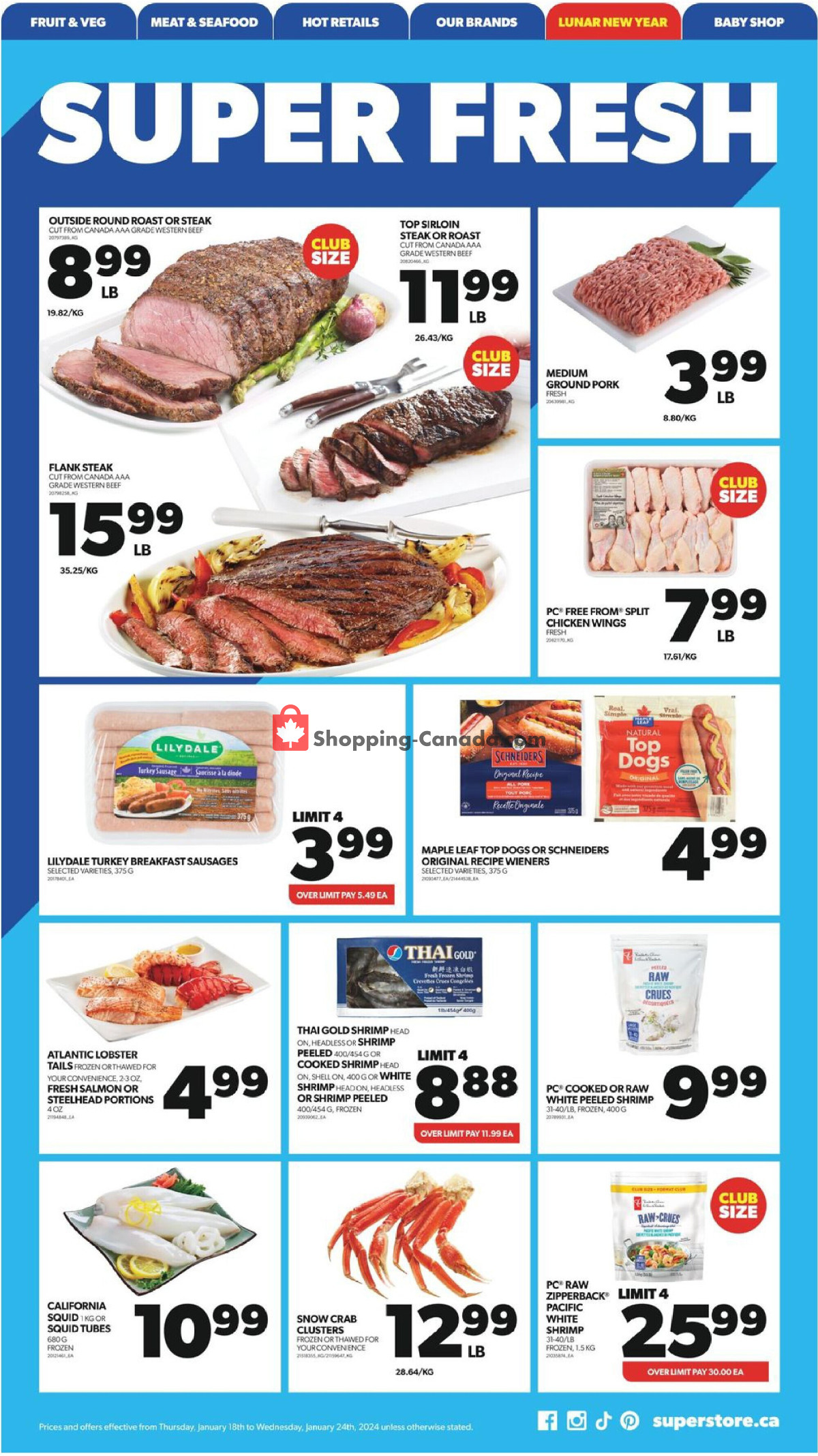 Real Canadian Superstore flyer from Thursday January 18, 2024 to Wednesday January 24, 2024 - page 5