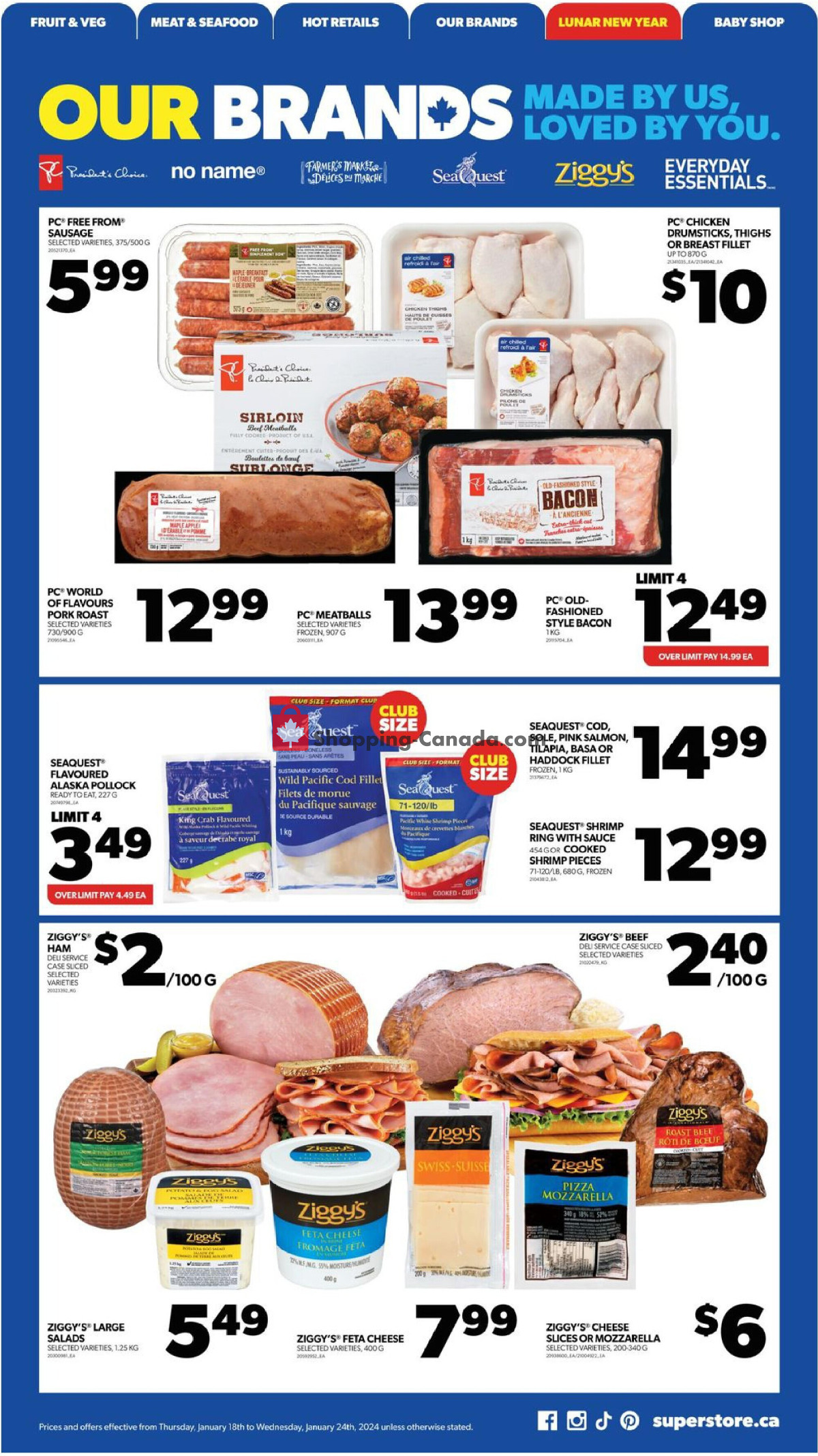Real Canadian Superstore flyer from Thursday January 18, 2024 to Wednesday January 24, 2024 - page 8