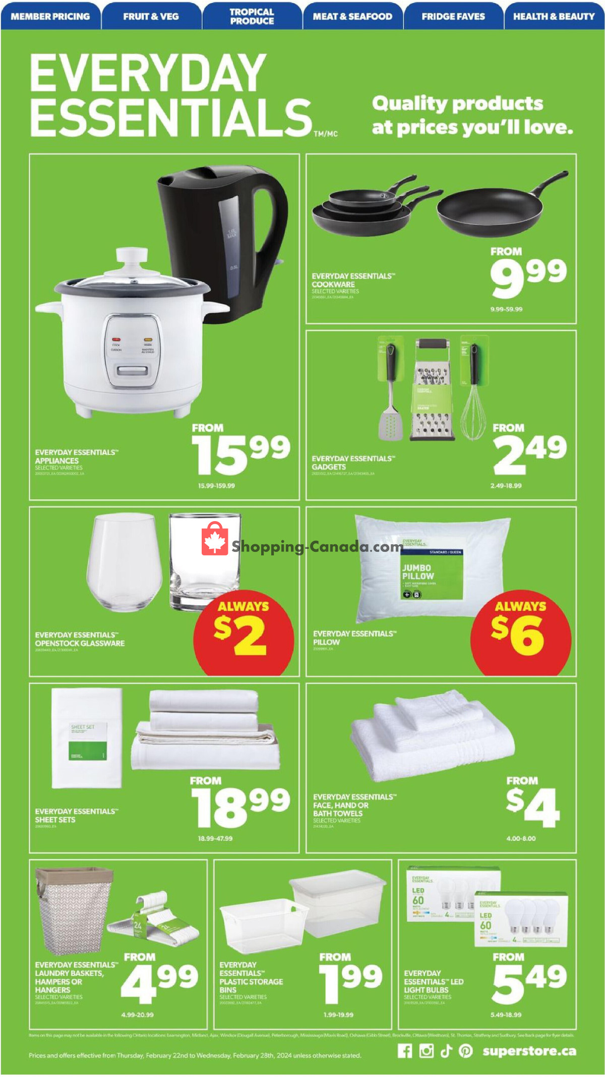 Real Canadian Superstore flyer from Thursday February 22, 2024 to Wednesday February 28, 2024 - page 19
