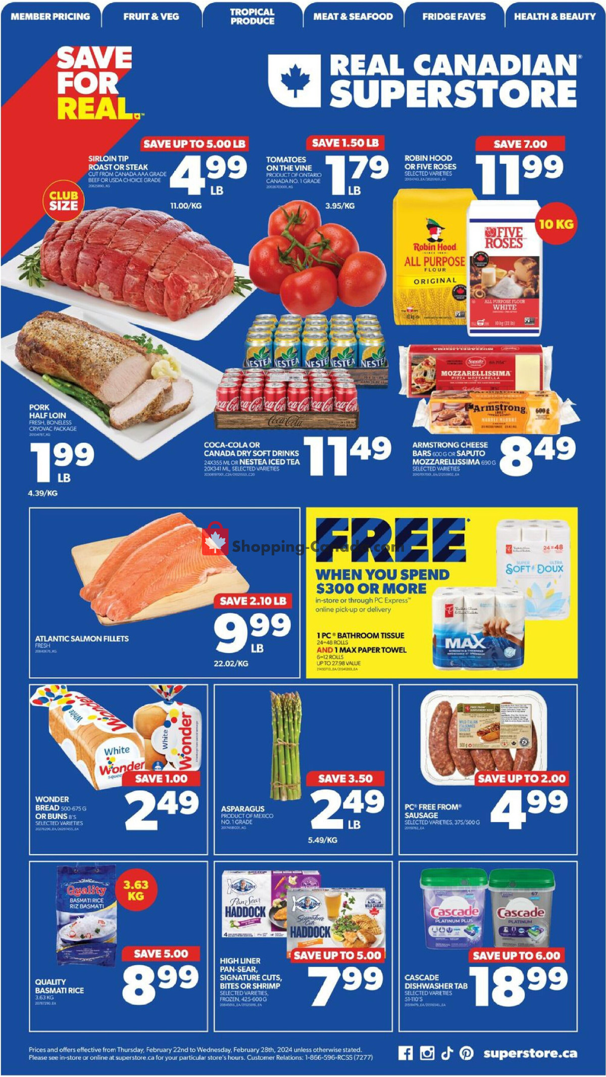 Real Canadian Superstore flyer from Thursday February 22, 2024 to Wednesday February 28, 2024 - page 3