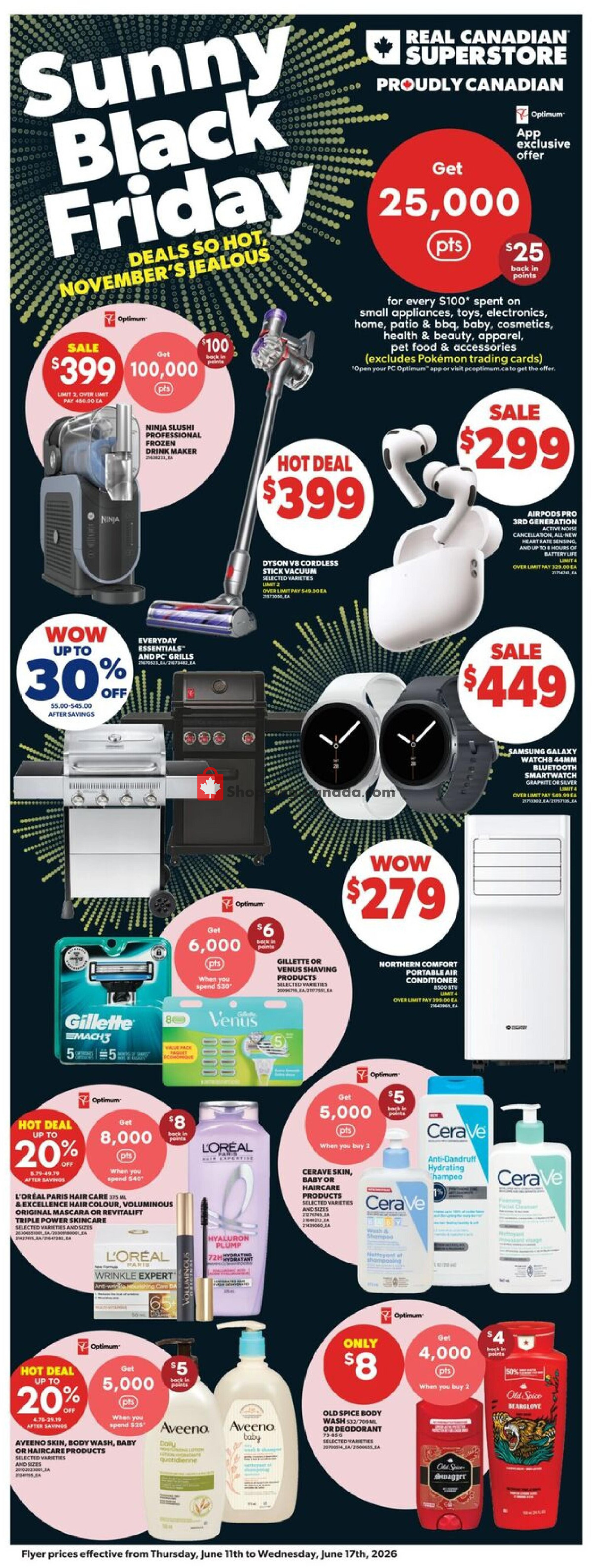 Real Canadian Superstore flyer from Thursday June 11, 2026 to Wednesday June 17, 2026 - page 1
