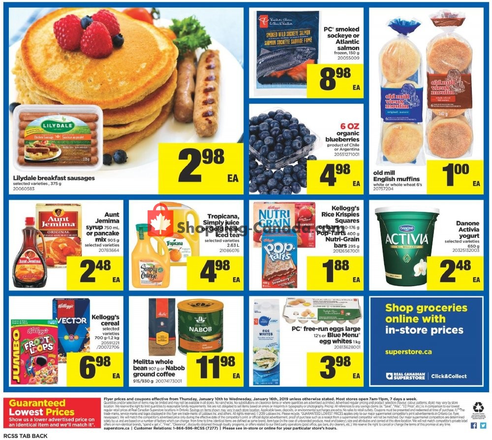 Real Canadian Superstore flyer from Thursday January 10, 2019 to Wednesday January 16, 2019 - page 21