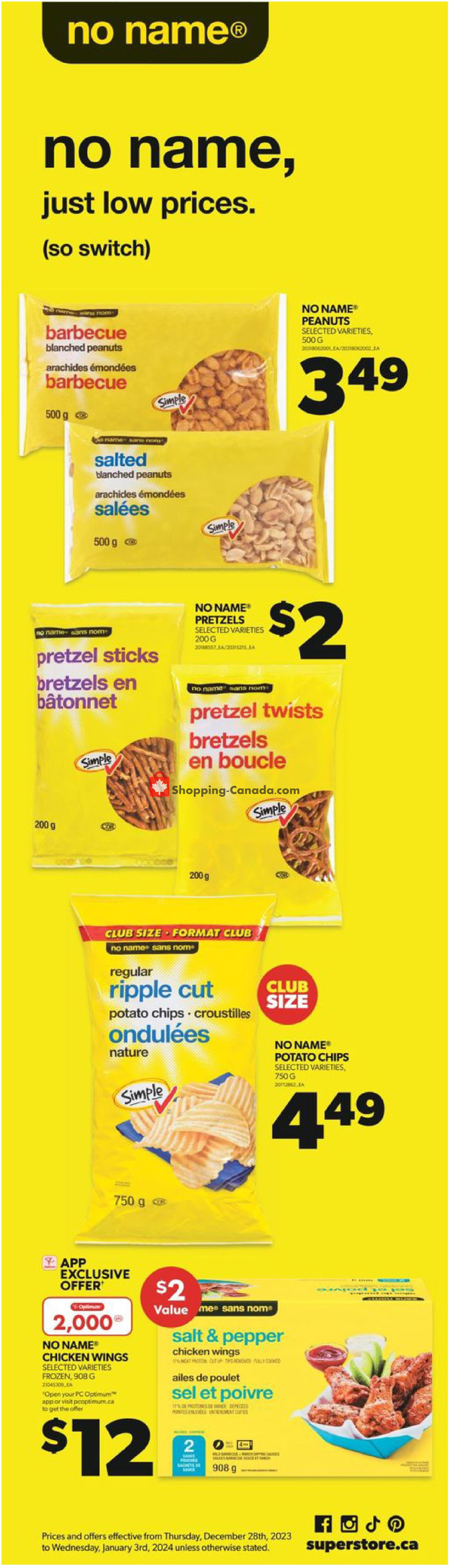 Real Canadian Superstore flyer from Thursday December 28, 2023 to Wednesday January 3, 2024 - page 3