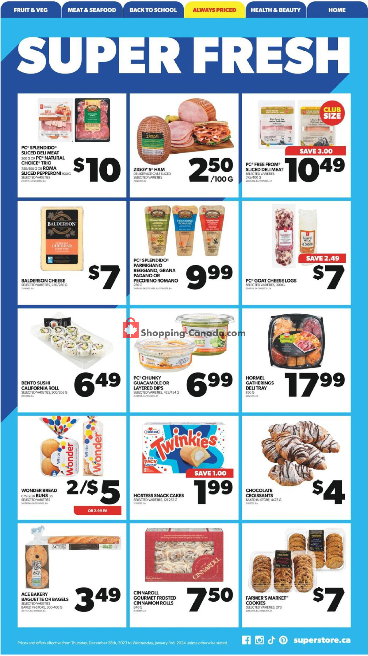 Real Canadian Superstore flyer from Thursday December 28, 2023 to Wednesday January 3, 2024 - page 8