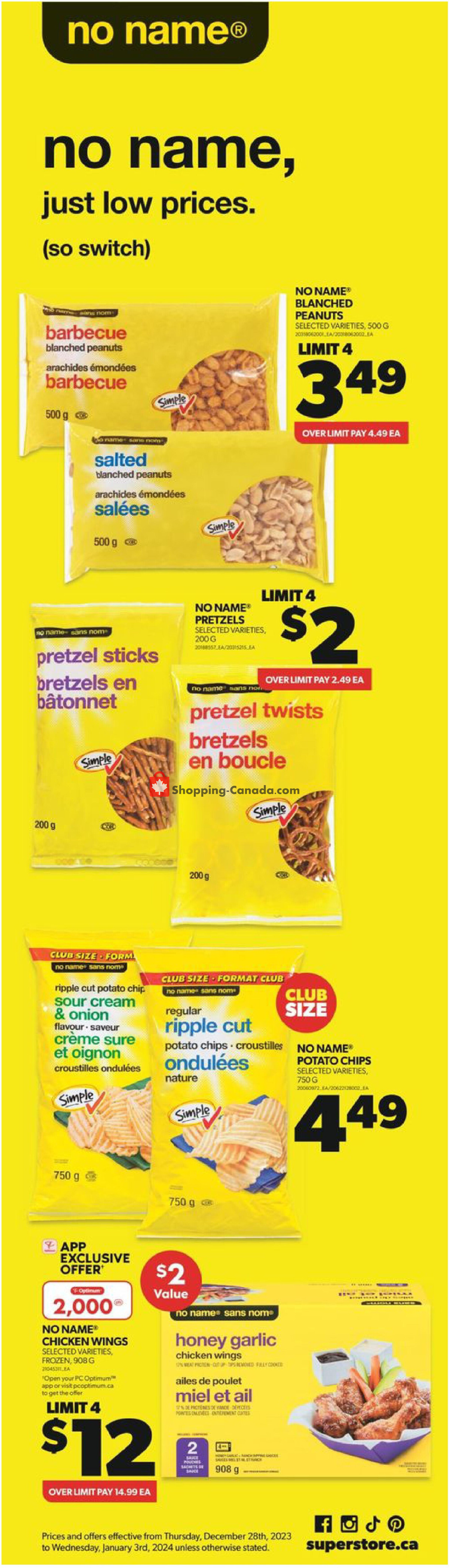 Real Canadian Superstore flyer from Thursday December 28, 2023 to Wednesday January 3, 2024 - page 3