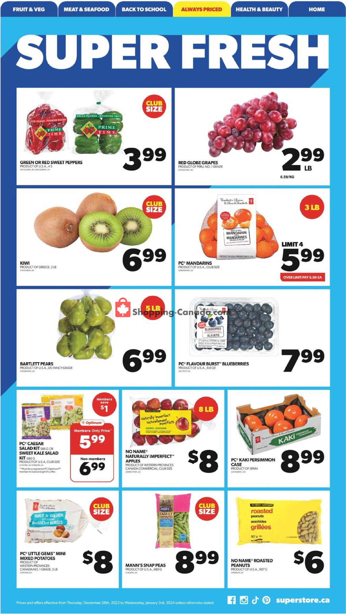 Real Canadian Superstore flyer from Thursday December 28, 2023 to Wednesday January 3, 2024 - page 5