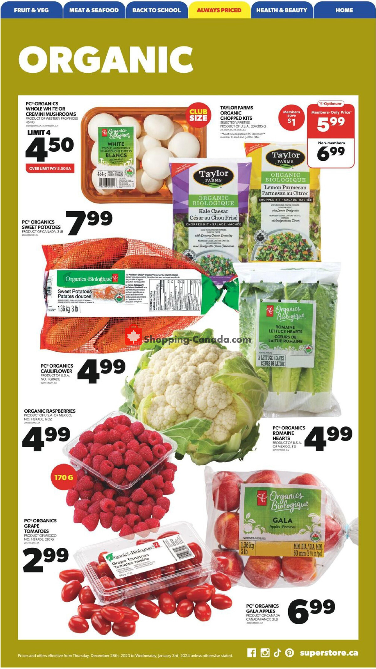 Real Canadian Superstore flyer from Thursday December 28, 2023 to Wednesday January 3, 2024 - page 6