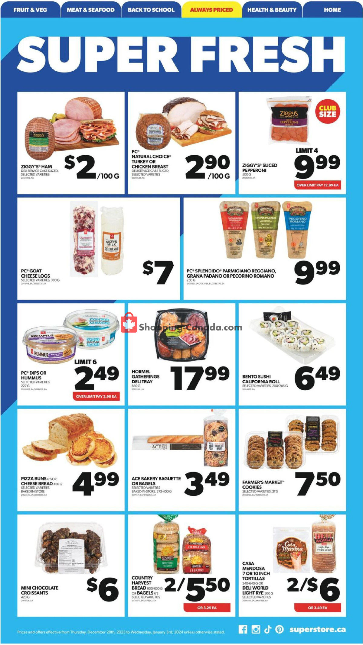 Real Canadian Superstore flyer from Thursday December 28, 2023 to Wednesday January 3, 2024 - page 8