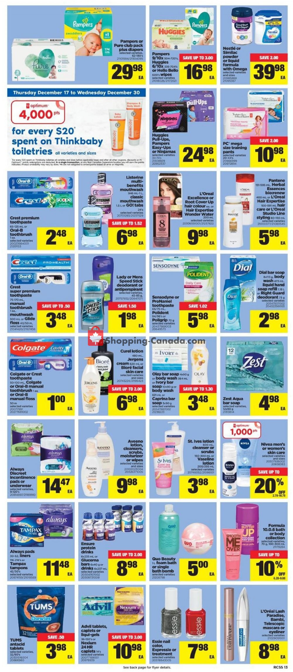 Real Canadian Superstore flyer from Thursday December 17, 2020 to Wednesday December 23, 2020 - page 13