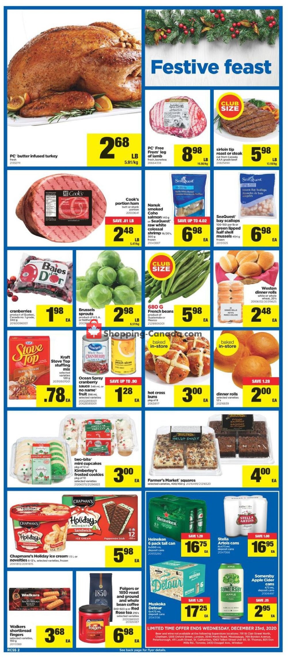 Real Canadian Superstore flyer from Thursday December 17, 2020 to Wednesday December 23, 2020 - page 2
