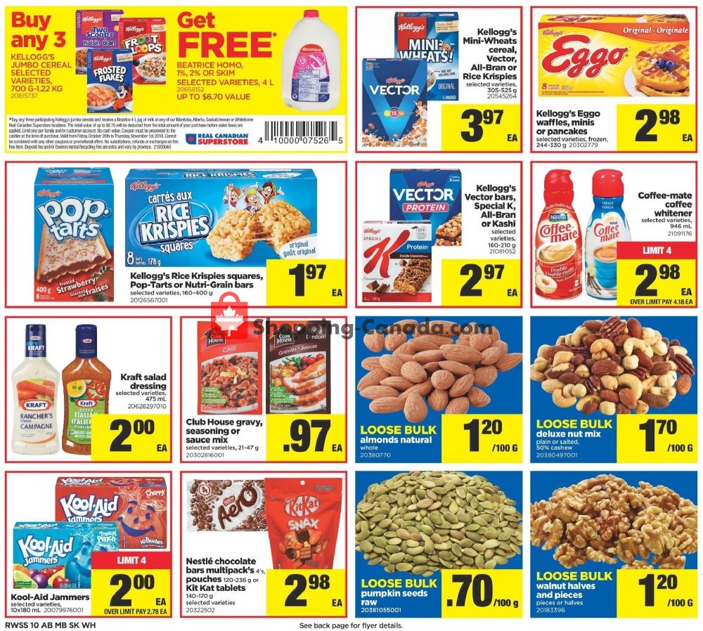 Real Canadian Superstore flyer from Friday October 26, 2018 to Thursday November 1, 2018 - page 10