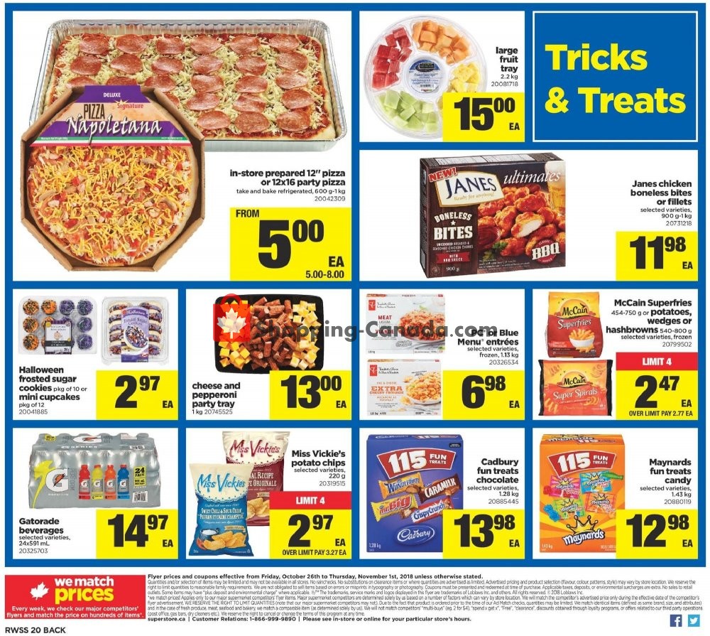 Real Canadian Superstore flyer from Friday October 26, 2018 to Thursday November 1, 2018 - page 23