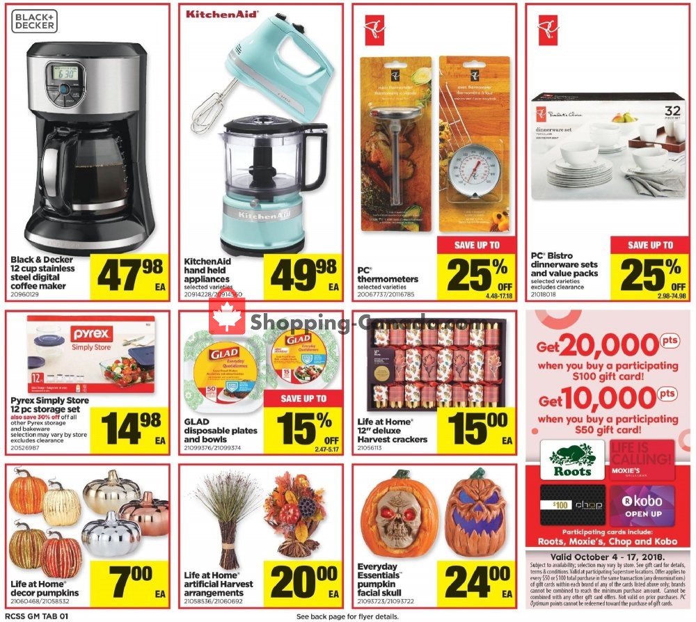 Real Canadian Superstore flyer from Thursday October 4, 2018 to Wednesday October 10, 2018 - page 23