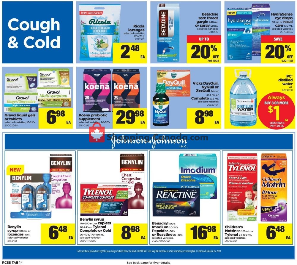 Real Canadian Superstore flyer from Thursday September 27, 2018 to Wednesday October 3, 2018 - page 14