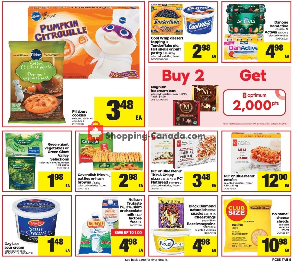 Real Canadian Superstore flyer from Thursday September 27, 2018 to Wednesday October 3, 2018 - page 9