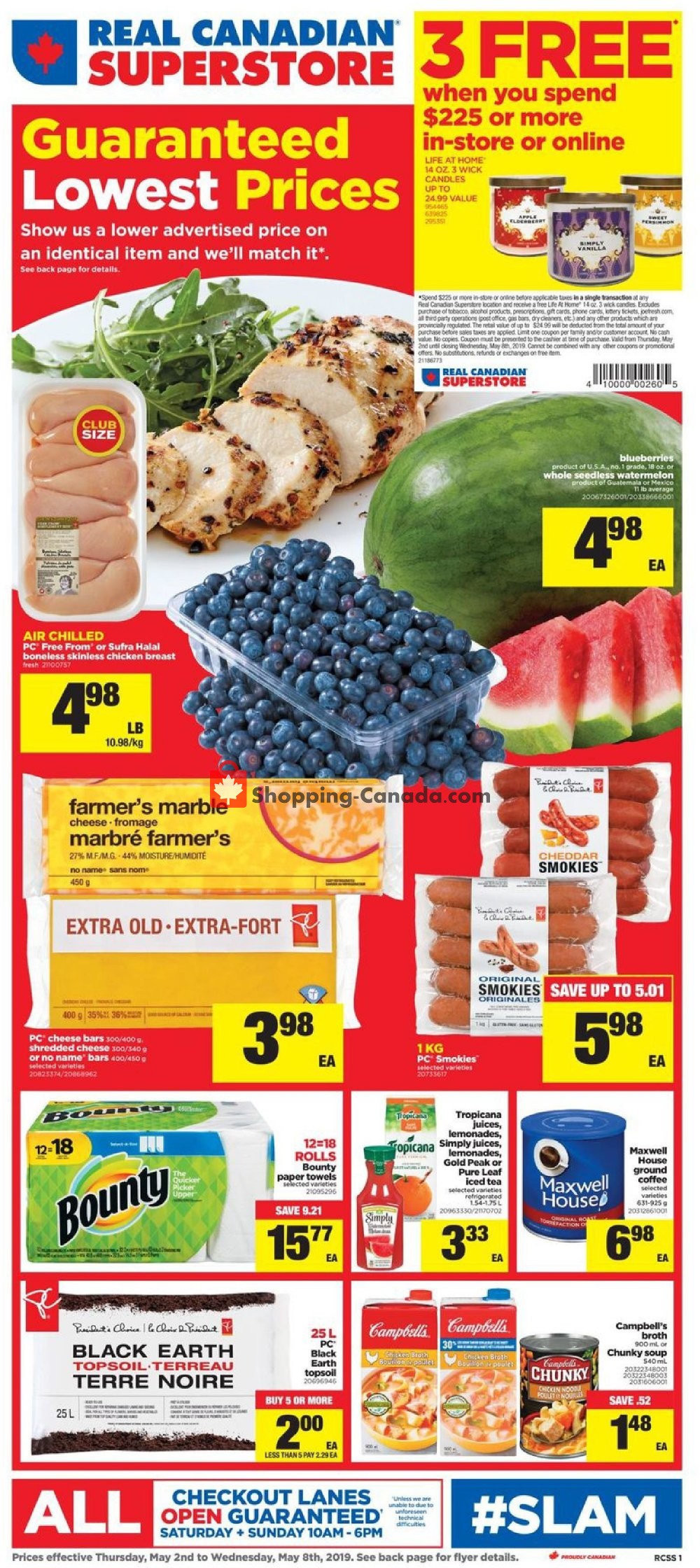 Real Canadian Superstore flyer from Thursday May 2, 2019 to Wednesday May 8, 2019 - page 1
