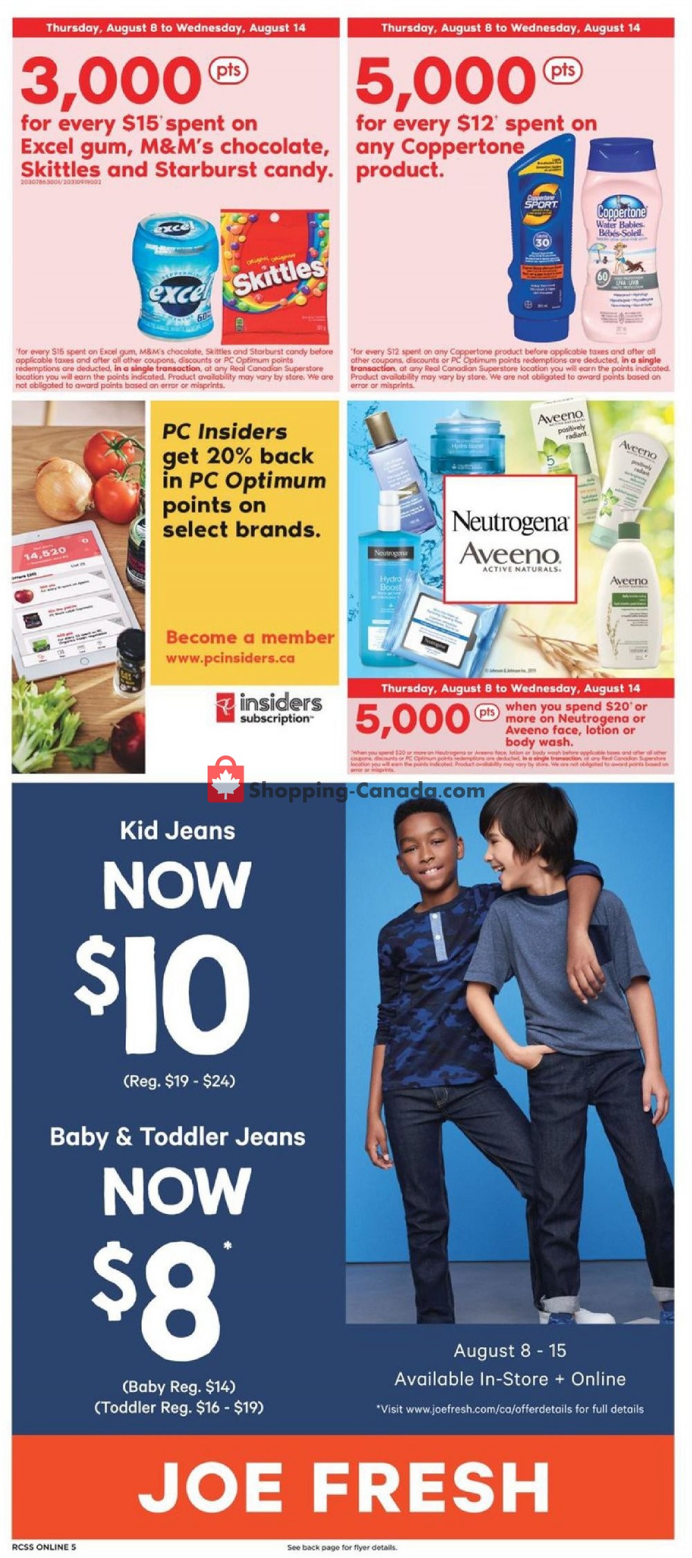 Real Canadian Superstore flyer from Thursday August 8, 2019 to Wednesday August 14, 2019 - page 11