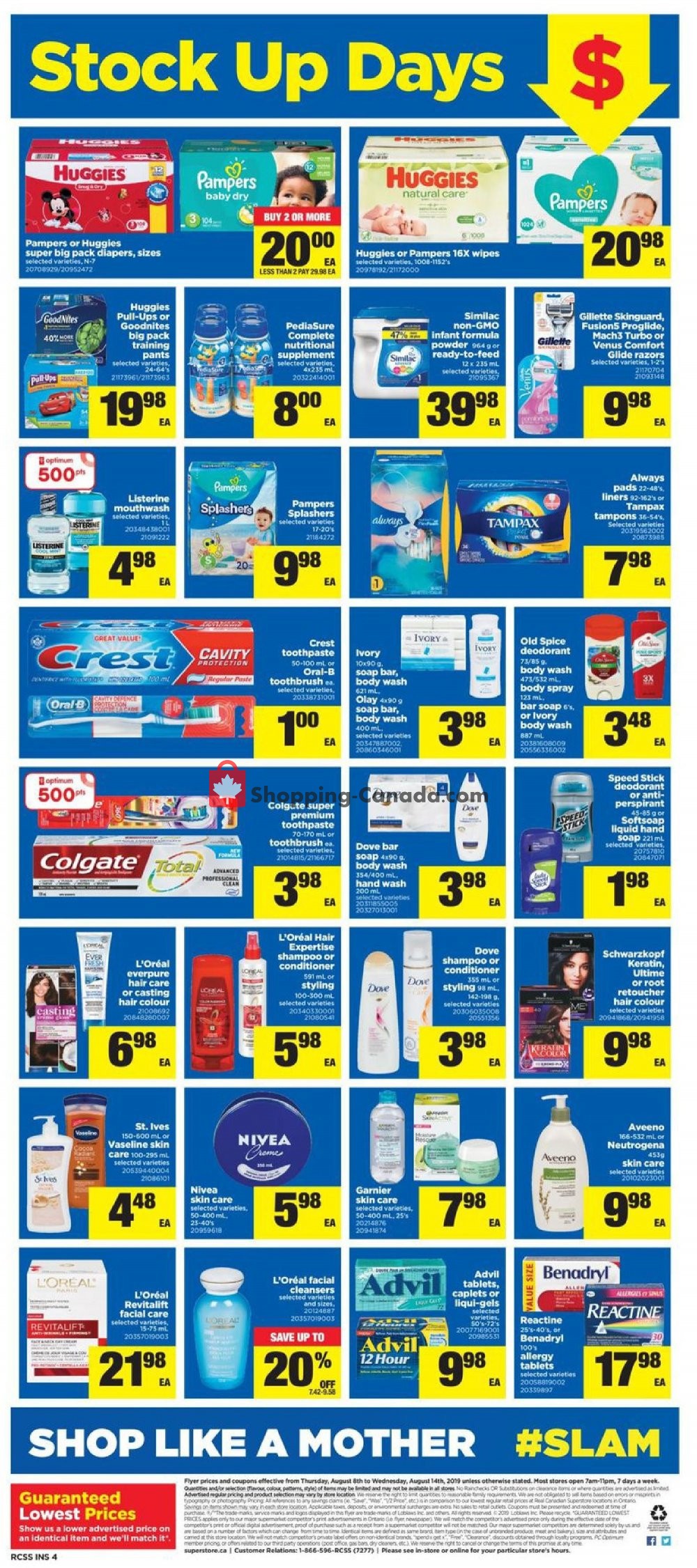 Real Canadian Superstore flyer from Thursday August 8, 2019 to Wednesday August 14, 2019 - page 18