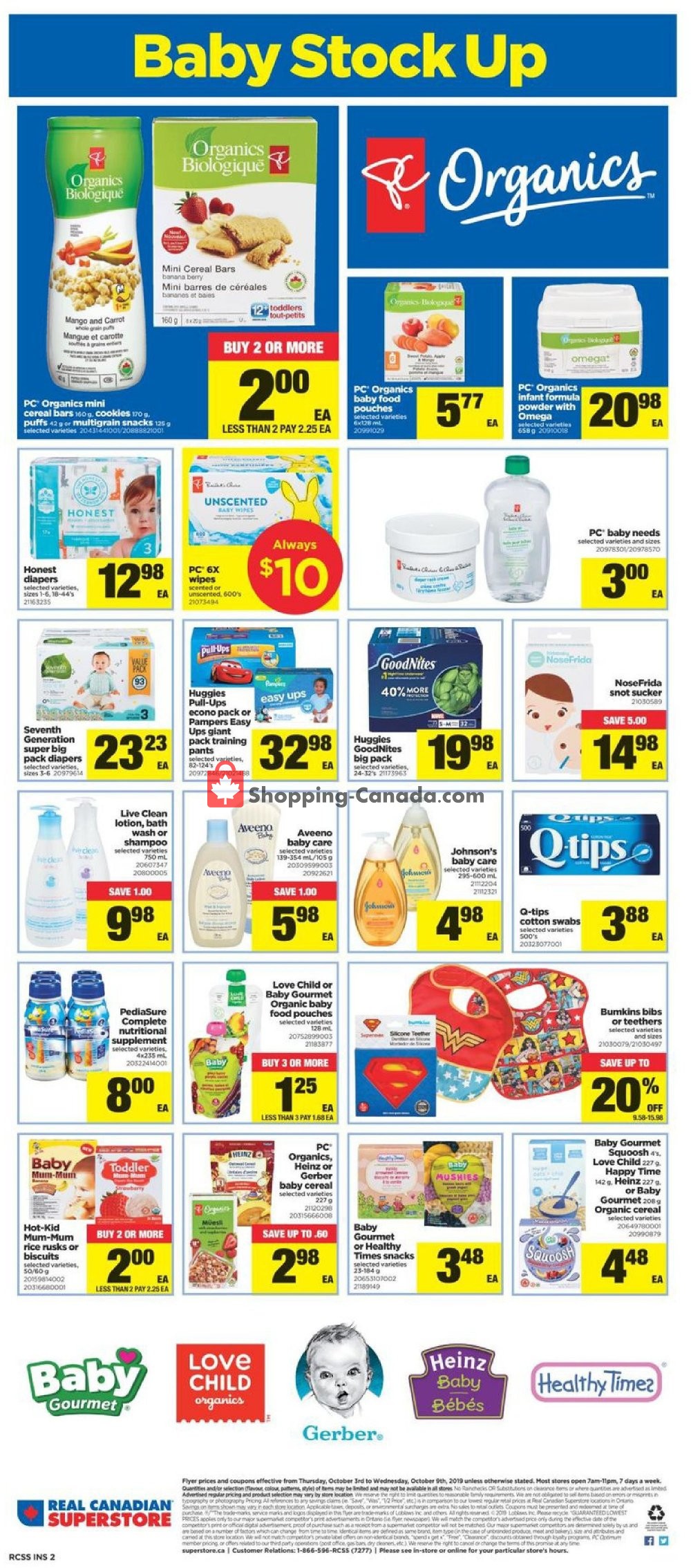 Real Canadian Superstore flyer from Thursday October 3, 2019 to Wednesday October 9, 2019 - page 19