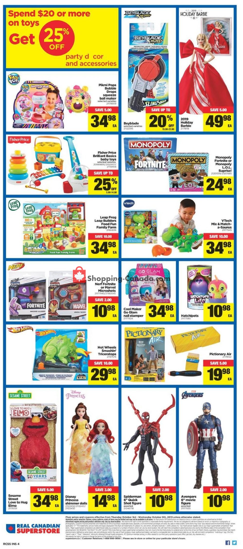 Real Canadian Superstore flyer from Thursday October 3, 2019 to Wednesday October 9, 2019 - page 21