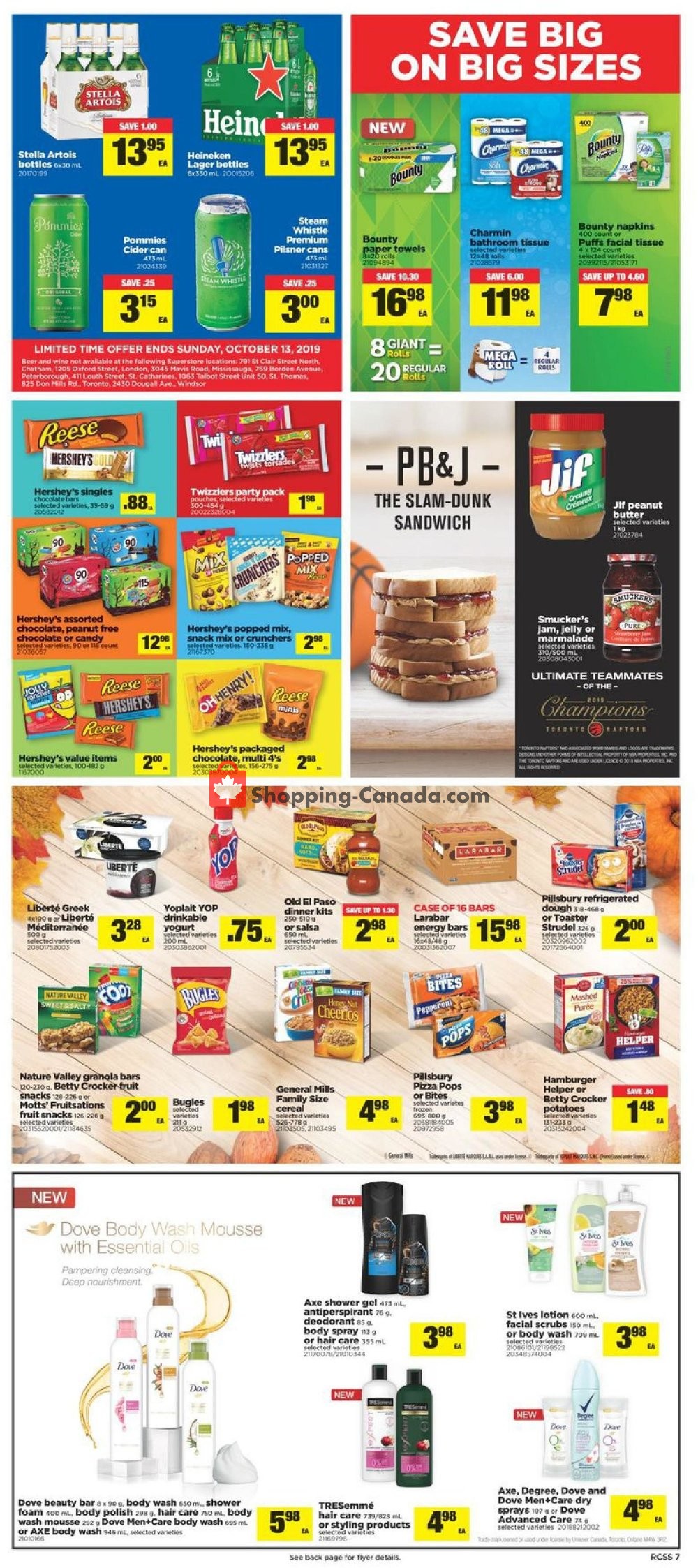 Real Canadian Superstore flyer from Thursday October 3, 2019 to Wednesday October 9, 2019 - page 7