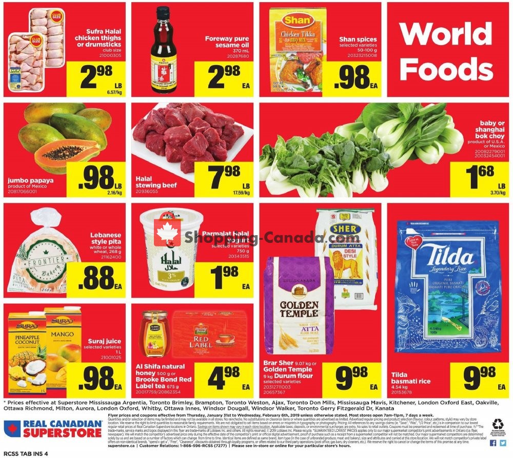 Real Canadian Superstore flyer from Thursday January 31, 2019 to Wednesday February 6, 2019 - page 4