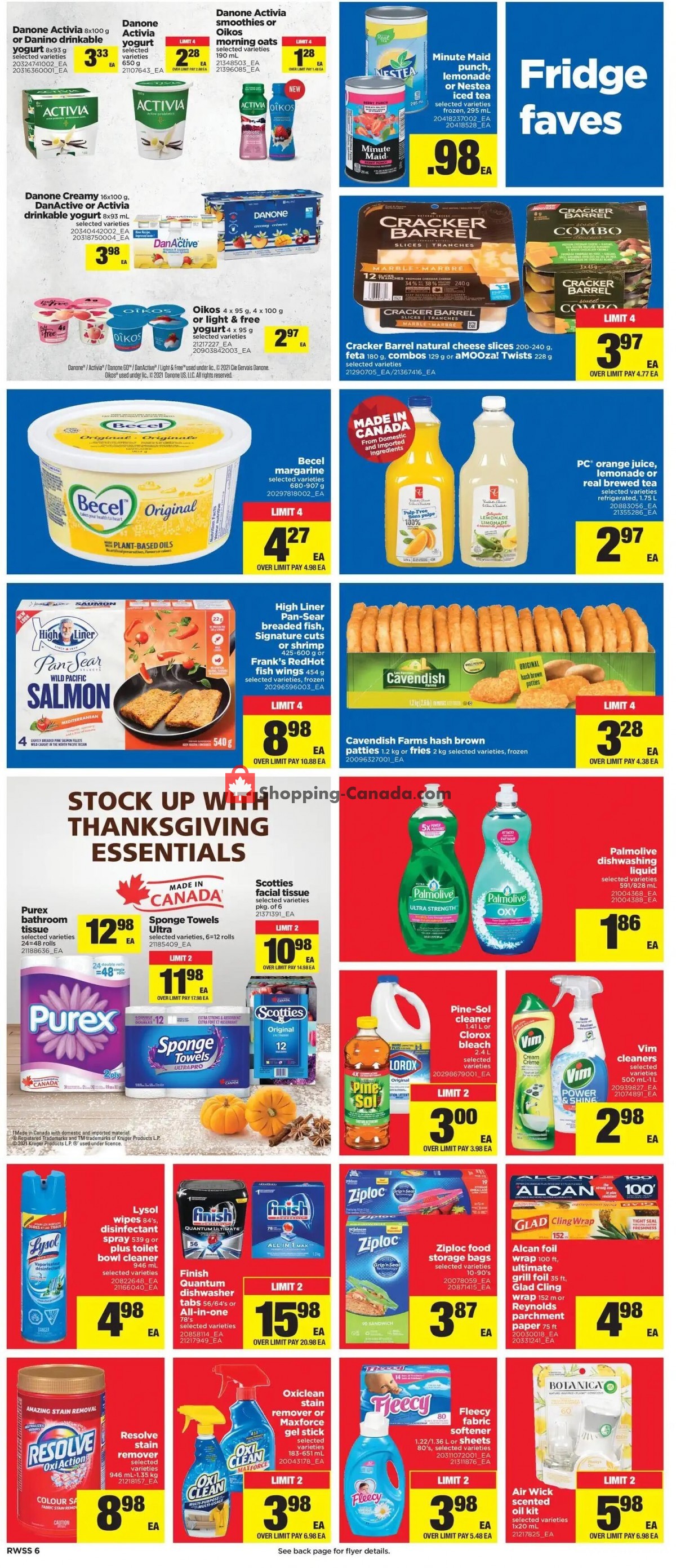 Real Canadian Superstore flyer from Friday October 8, 2021 to Thursday October 14, 2021 - page 6